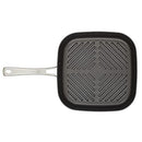 Rachael Ray Cook + Create Hard Anodized Nonstick Deep Grill Pan/Griddle, 11 Inch - Black