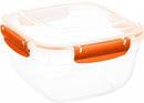 80oz Square Container Orange Seal
