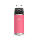THERMOS ICON SERIES Water Bottle with Spout - 18 Ounce, Hot Pink - Stainless Steel Vacuum Insulated Water Bottle with Lid