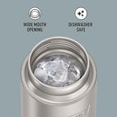 ICON SERIES BY THERMOS Stainless Steel Water Bottle with Straw Lid, 32 Ounce, Matte Stainless Steel