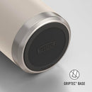 ICON SERIES BY THERMOS Stainless Steel Water Bottle with Straw Lid, 32 Ounce, Sandstone