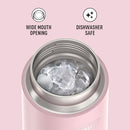 ICON SERIES BY THERMOS Stainless Steel Water Bottle with Straw Lid, 32 Ounce, Sunset Pink