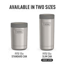 THERMOS ICON SERIES Slim Beverage Can Insulator - 12 Ounce, Glacier - Vacuum Insulated Stainless Steel
