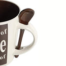 Mr. Coffee Bareggio Mug and Spoon Set, CafÃ© Americano, 8-Piece Mug and Spoon Set (14oz)
