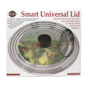 Norpro Smart Universal Lid – Stainless Steel & Glass Venting Cover (Fits 9.5” to 12.5” Pots & Pans)