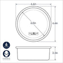 Nordic Ware Naturals Aluminum Bakeware Layer Cake Pan, Silver