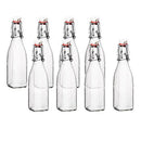 8.5 oz Glass Swing Top Bottles – Set of 8