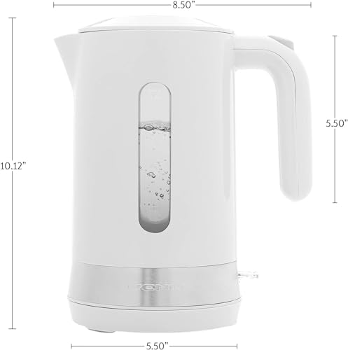 OVENTE Electric Kettle, White