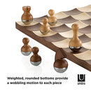 Umbra Wobble Chess Set 15 x 15 x 1 Inch (38 x 38 x 3 cm)