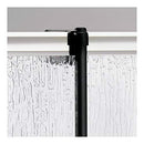 iDesign Over-the-Door Hanging Shower Caddy Organizer, The Forma Collection â€“ 12â€ x 6.5â€ x 24â€, Matte Black