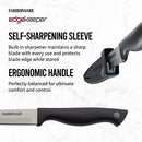 Close-up of self-sharpening sleeve and ergonomic handle
