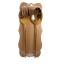 Golden Bee Gold Salad Set