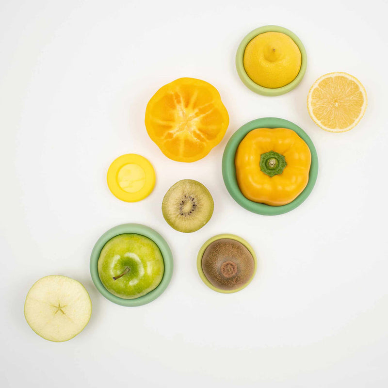 Food Huggers Set of 5 Sage Green