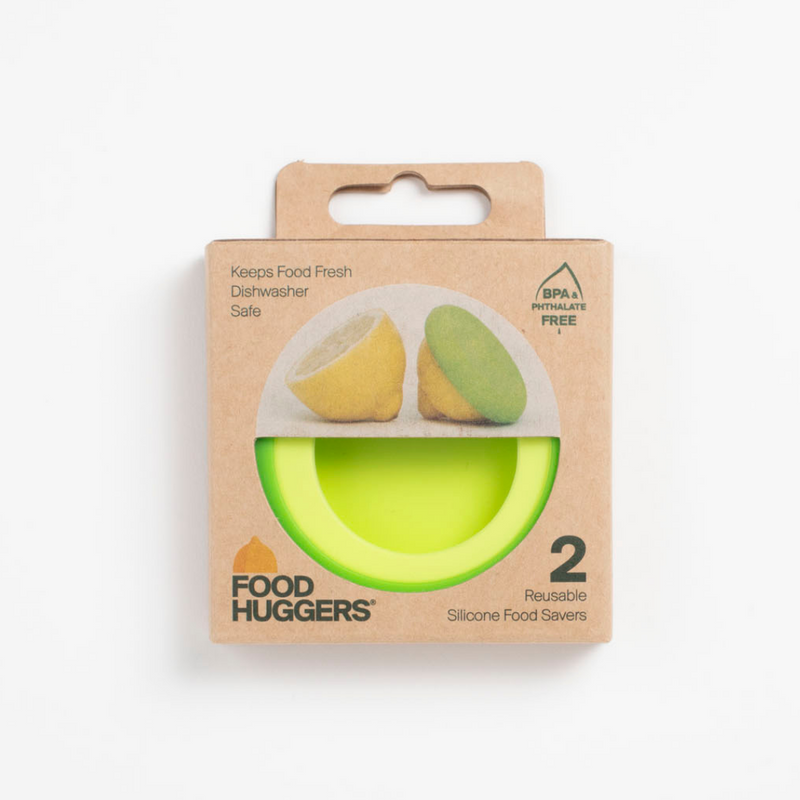 Food Huggers Set of 2 Citrus Saver - Fresh Green