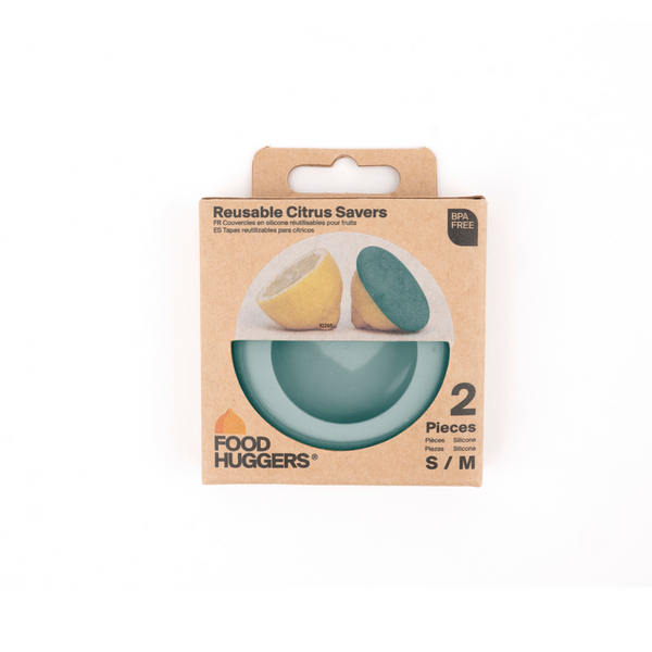 Food Huggers Set of 2 Citrus Saver - Forest Mint