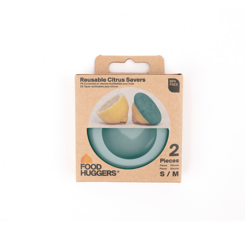 Food Huggers Set of 2 Citrus Saver - Forest Mint