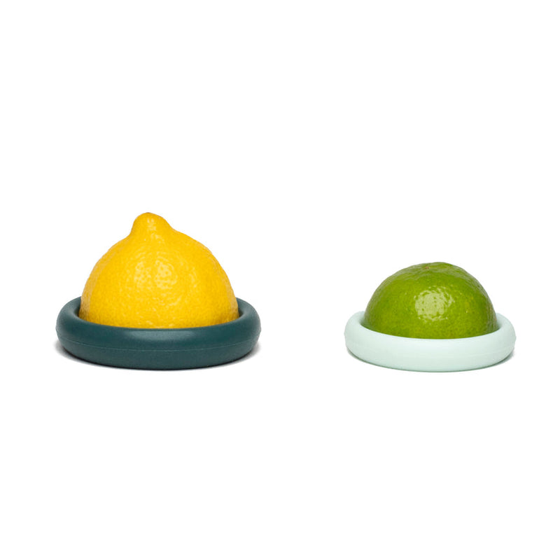 Food Huggers Set of 2 Citrus Saver - Forest Mint