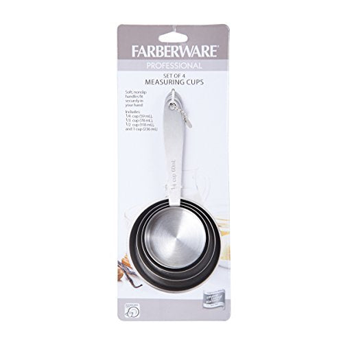 Farberware - 5203584 Farberware Professional Stainless Steel Measuring Cups, Set of 4