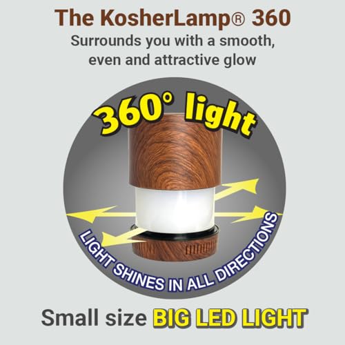 KosherLamp™ 360 Walnut by Kosher Innovations™