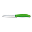 4" Serrated Pointed-Tip Paring Knife - Green