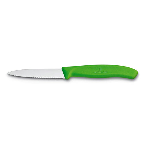 Victorinox 3.25" Green Serrated Paring Knife