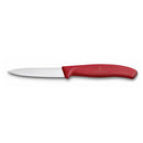 Victorinox 3.25" Red Straight-Edge Pointed-Tip Paring Knife