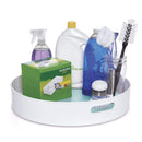 Copco Non-Skid Under-Sink Pantry Cabinet Kitchen Organizer, 18-Inch, White/Aqua Sky