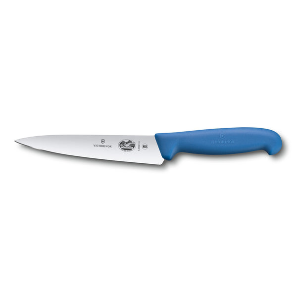 Victorinox Fibrox 6" Chef Knife – Straight Blade, Blue Handle