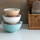 Nordic Ware Prep and Serve Mixing Bowls Set, 6-Piece, Earth-Tones