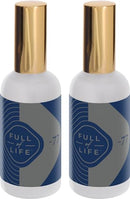 Side-by-side image of two Trapp No. 77 Palo Santo Fragrance Mist bottles, showcasing the stylish frosted glass design.