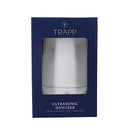 The Trapp 100ml USB Ultrasonic Diffuser packaging, featuring product details and branding.