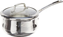 stainless steel saucepan with it's glass cover