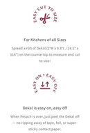 A roll of Dekal Pesach Counter Liner in a gold marble pattern, offering a stylish and clean design for countertops. The label prominently shows "Gold Marble" at the top right corner.