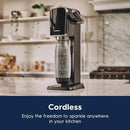 SodaStream Art Sparkling Water Maker (White) with CO2 and Dishwasher Safe Bottle