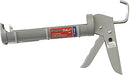 Side view of gray Project Select ratchet cradle caulking gun with red label