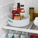 Copco Non-Skid Pantry Cabinet Kitchen Refrigerator Storage Turntable, 12-Inch, White and Aqua Sky