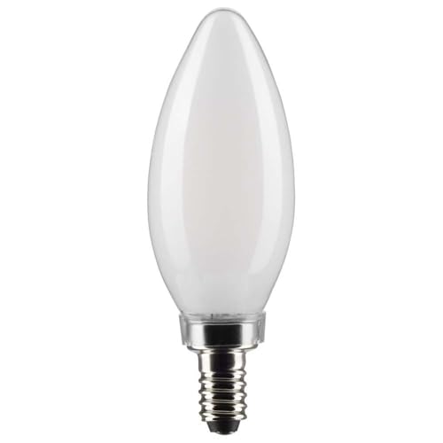 Frosted B11 LED bulb with E12 base