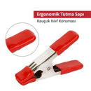 Close-up of ergonomic rubber handle grip with Turkish label