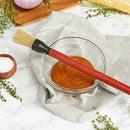 RSVP International (BQ-BST) BBQ Basting Brush, 10.5" | Baste Meats & Veggies | All Natural Bristles & Rosewood Handle | Grilling & Marinating