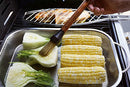 RSVP International (BQ-BST) BBQ Basting Brush, 10.5" | Baste Meats & Veggies | All Natural Bristles & Rosewood Handle | Grilling & Marinating