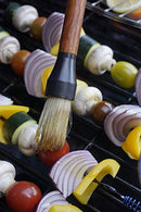 RSVP International (BQ-BST) BBQ Basting Brush, 10.5" | Baste Meats & Veggies | All Natural Bristles & Rosewood Handle | Grilling & Marinating