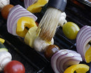 RSVP International (BQ-BST) BBQ Basting Brush, 10.5" | Baste Meats & Veggies | All Natural Bristles & Rosewood Handle | Grilling & Marinating
