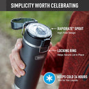 THERMOS ICON SERIES, Stainless Steel Water Bottle with Spout - 24 Ounce, Sea Green - Vacuum Insulated Water Bottle with Lid