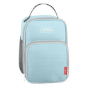 Angled view of Thermos Glacier lunch box with front pocket and handle