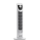 White EZ-Chill 36-inch oscillating tower fan with control panel