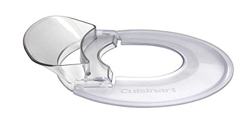 Clear splash guard and pouring shield attachment for Cuisinart mixer