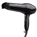 Black Revlon 3-speed high heat hair dryer with concentrator nozzle