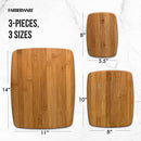 Image showing dimensions of the three included cutting boards (8", 10", and 14").