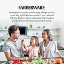 Family in a modern kitchen featuring Farberware products.
