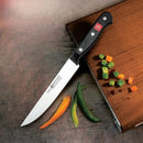 WÜSTHOF Gourmet 6-Piece Steak Knife Set, Black